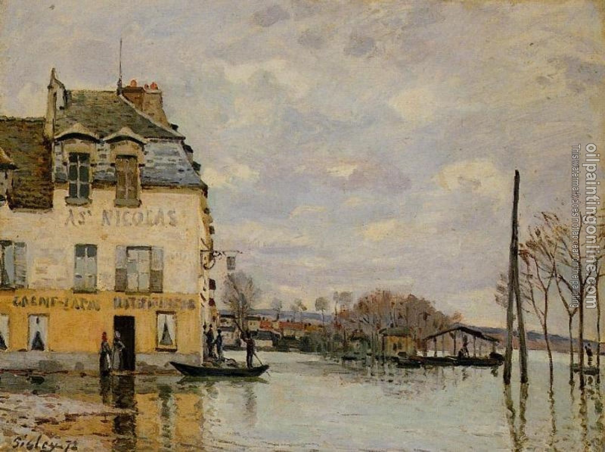 Sisley, Alfred - Flood at Port-Marly
